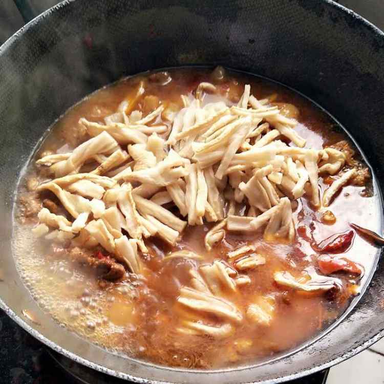 萝卜干烧肉步骤15