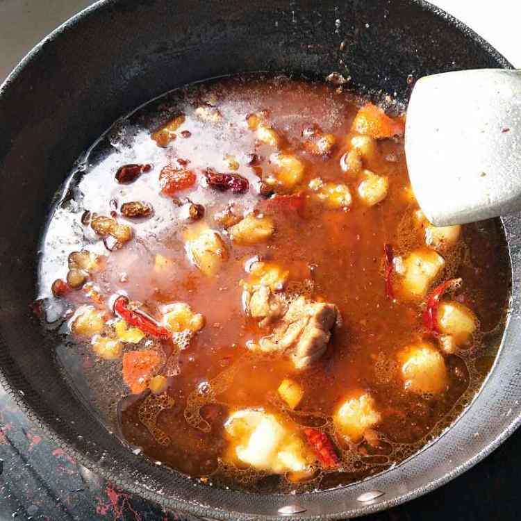 萝卜干烧肉步骤14