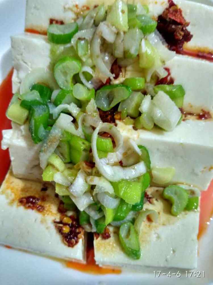 葱油豆腐步骤5