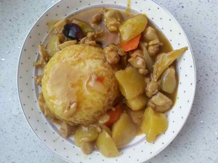 咖喱鸡腿饭步骤12