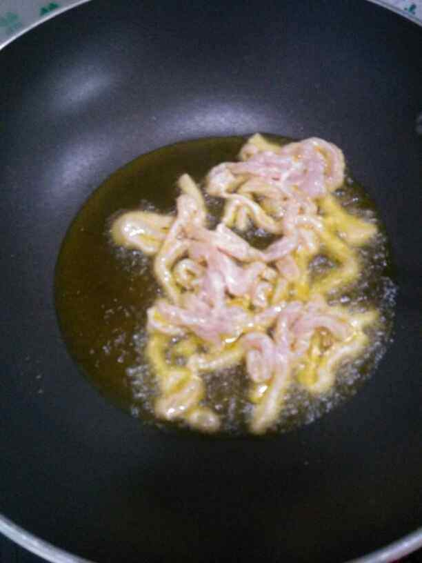莲藕肉丝步骤3