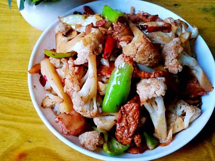 干煸菜花步骤10