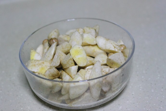椒盐杏鲍菇步骤2