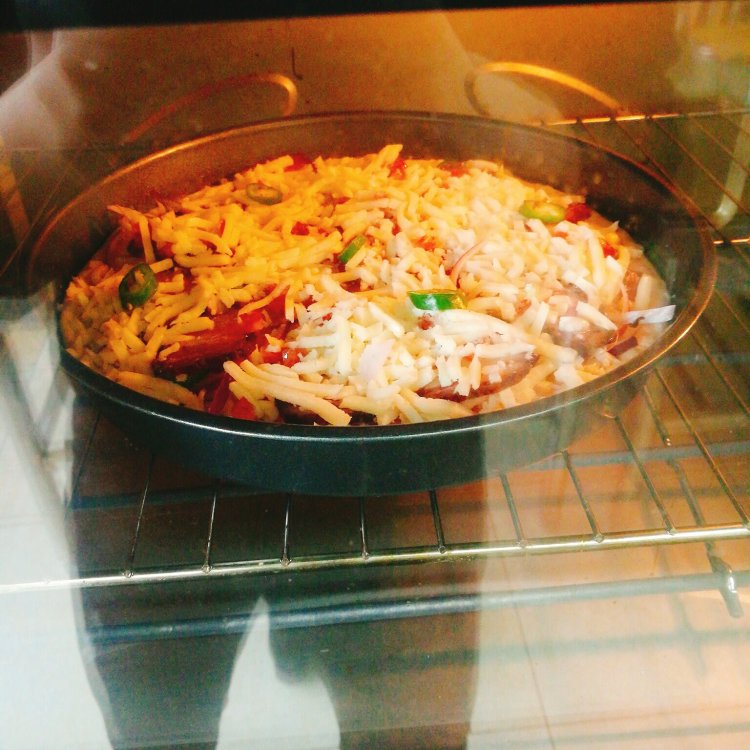 腊肉披萨步骤10