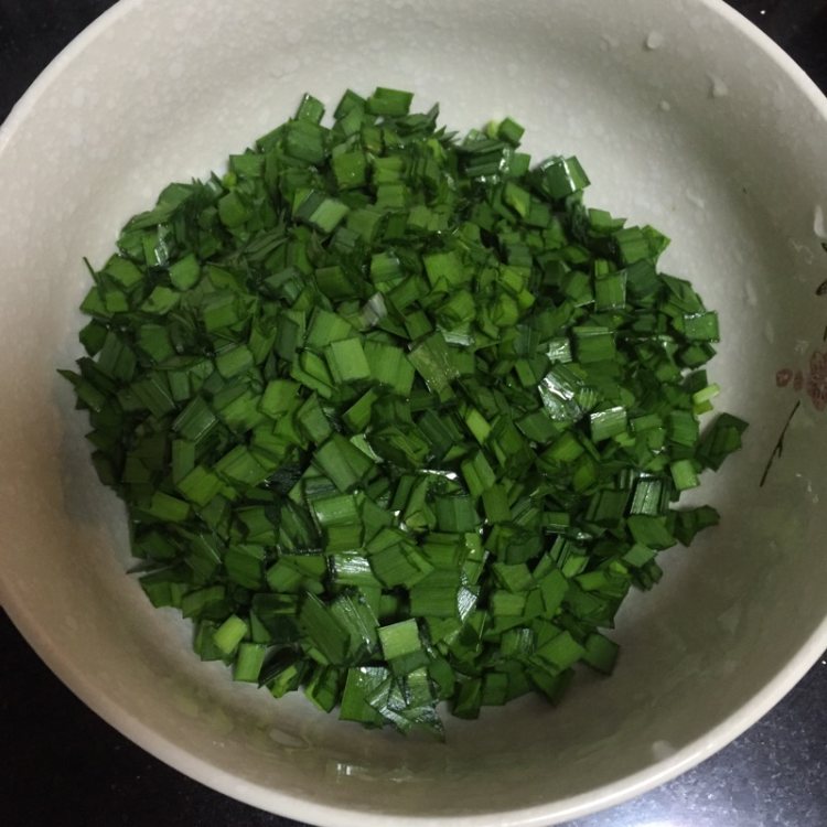 韭菜烘蛋步骤2