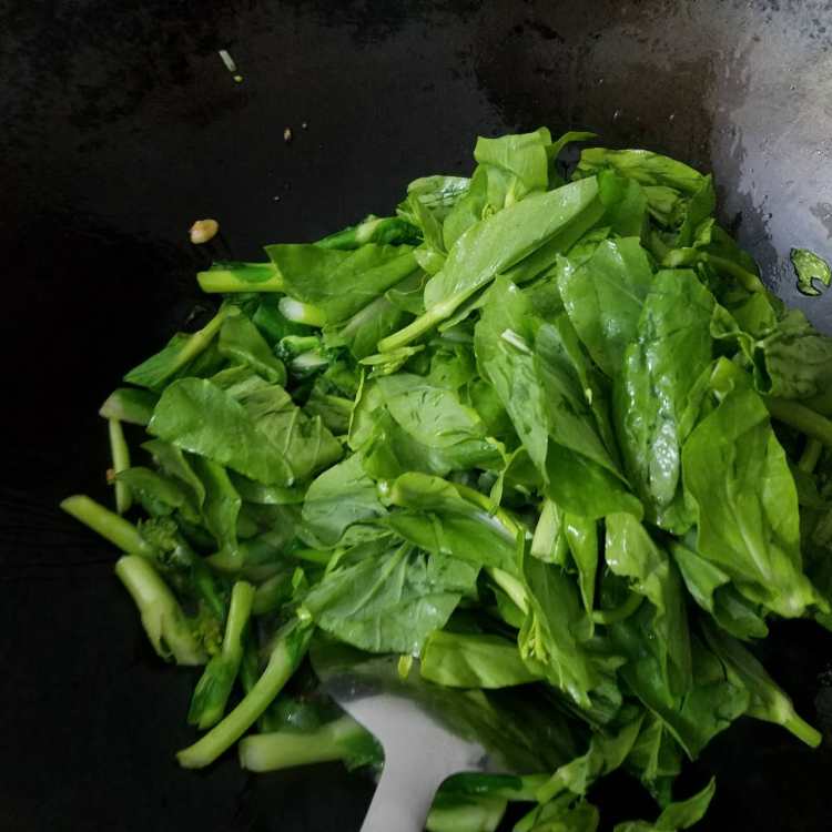 蒜蓉炒油菜心步骤6