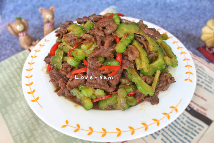 凉瓜炒牛肉步骤11
