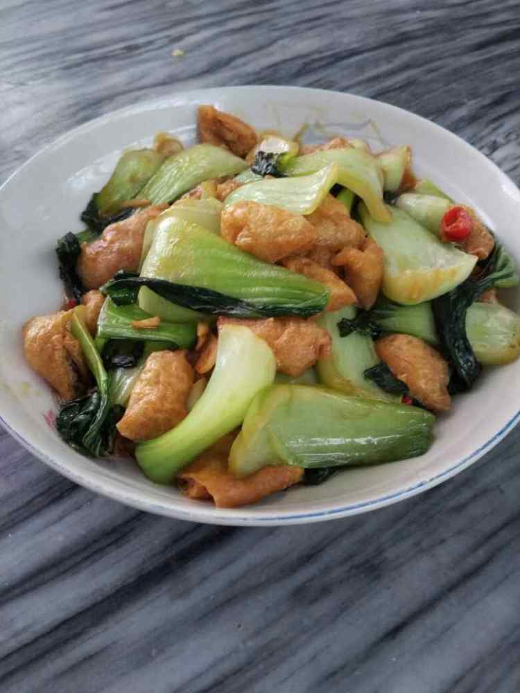油豆腐烧上海青步骤9