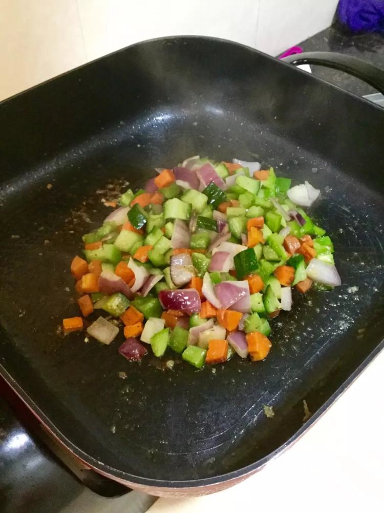 杂蔬炒饭步骤15