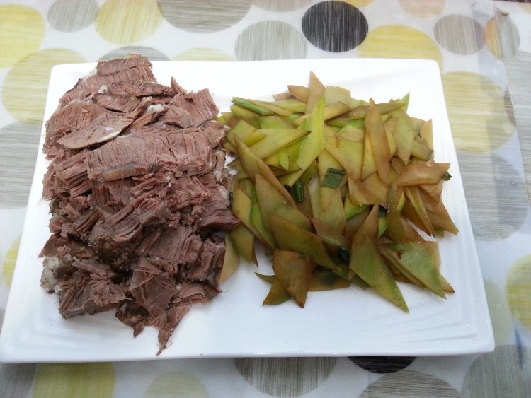 牛肉芥蓝步骤7