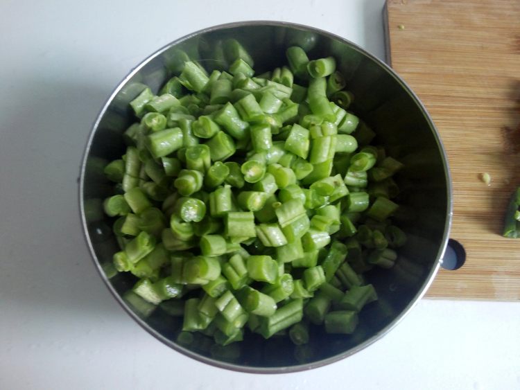四季豆肉沫步骤3