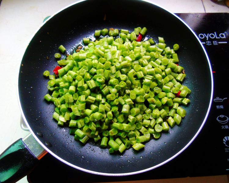 四季豆肉沫步骤5