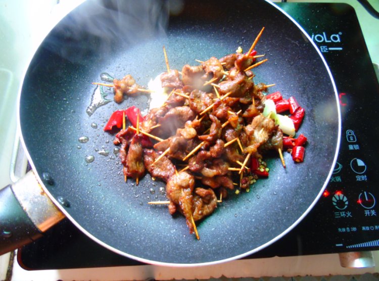 香辣牙签羊肉步骤8