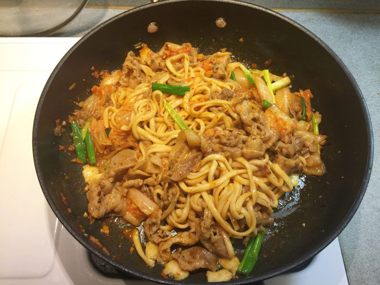 韩式泡菜炒面步骤15