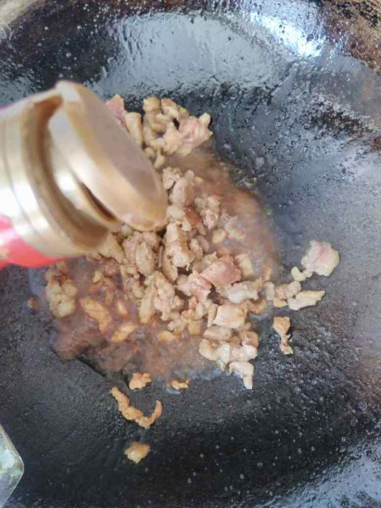 肉沫酱黄豆步骤6