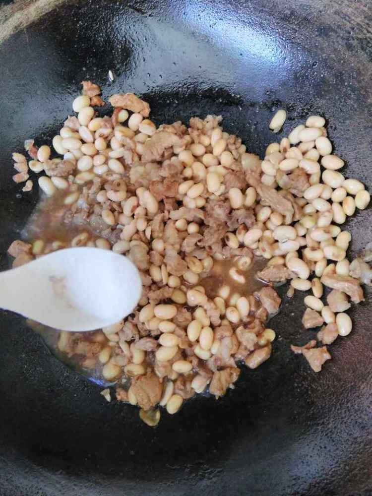 肉沫酱黄豆步骤11