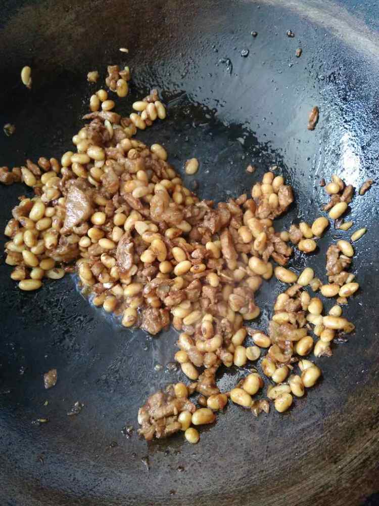 肉沫酱黄豆步骤14