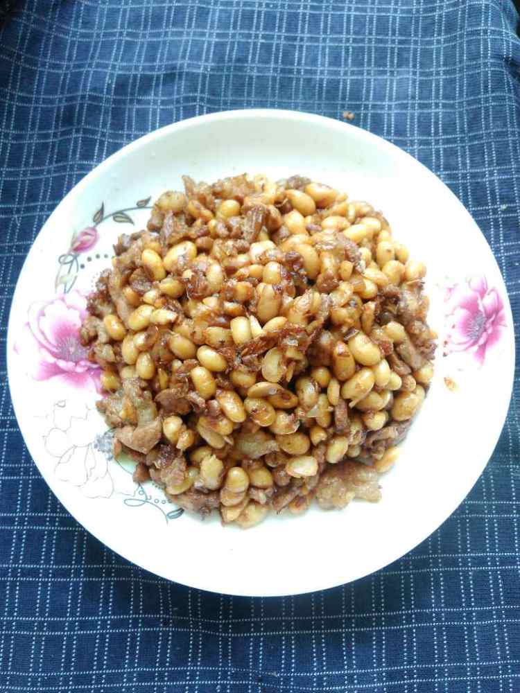 肉沫酱黄豆步骤18