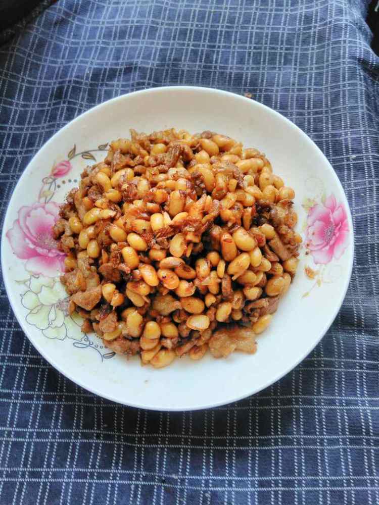 肉沫酱黄豆步骤17