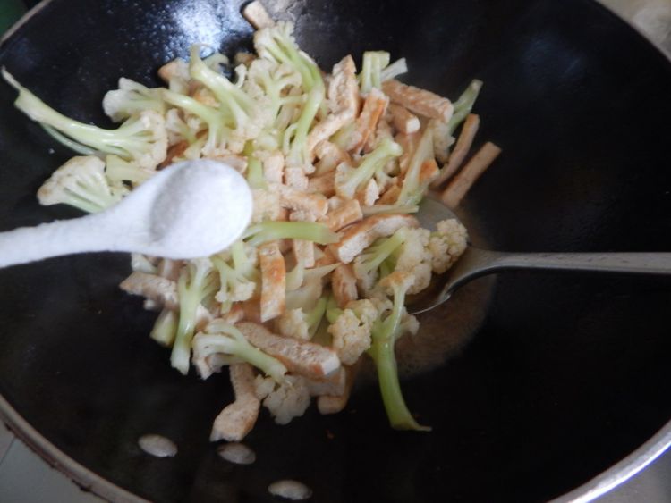 花菜烧豆腐步骤9