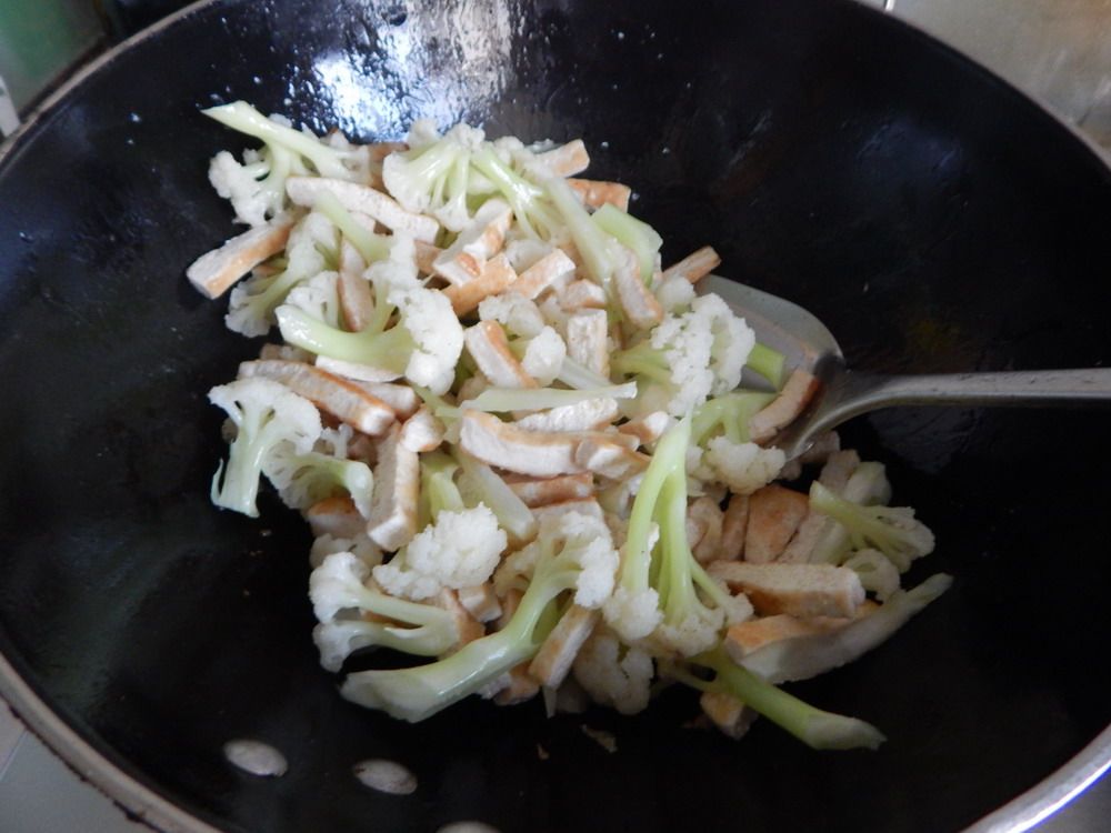 花菜烧豆腐步骤5