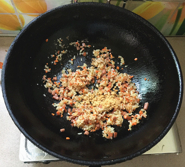 肉松蛋包饭步骤9