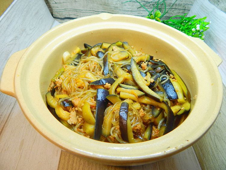照烧茄子肉末粉丝步骤15
