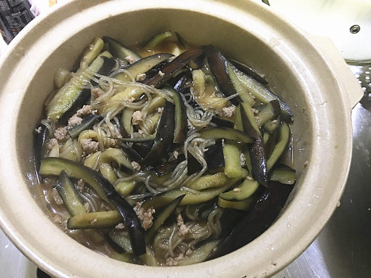 照烧茄子肉末粉丝步骤14
