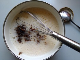 麻虾酱炖蛋步骤4