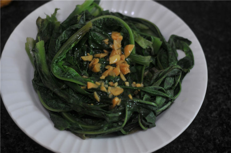 酱香油麦菜步骤4