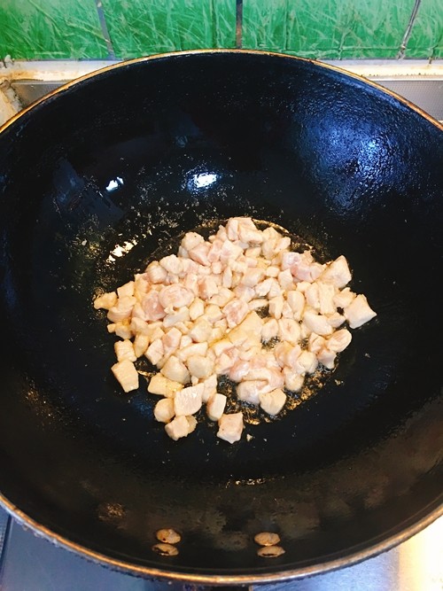 咖哩豌豆鸡肉饭步骤7
