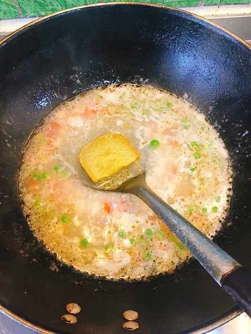 咖哩豌豆鸡肉饭步骤11
