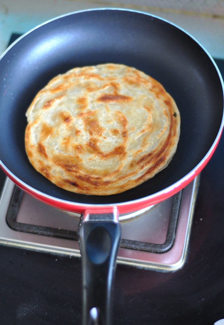手抓饼蛋蔬早餐步骤2
