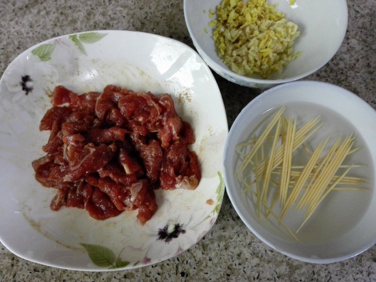 牙签牛肉步骤2