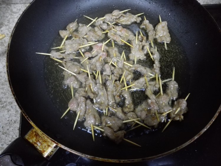 牙签牛肉步骤5