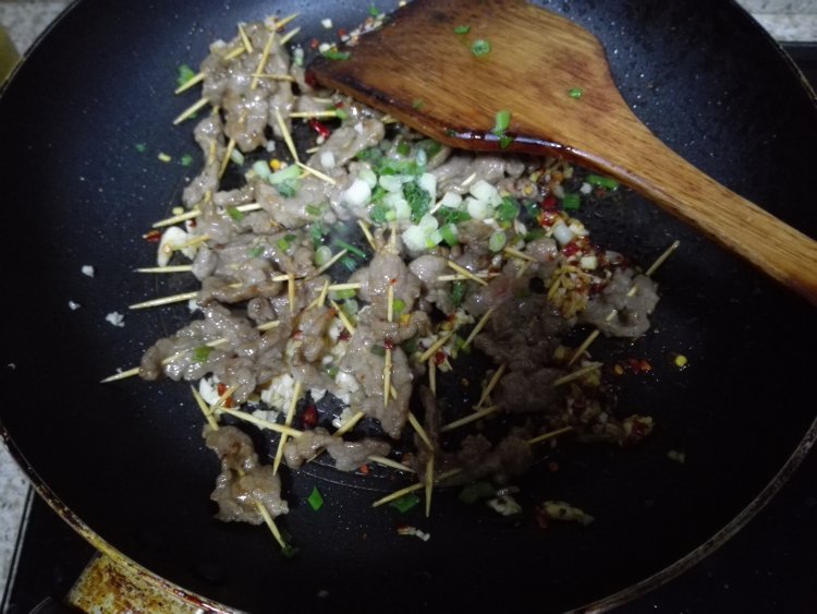 牙签牛肉步骤8