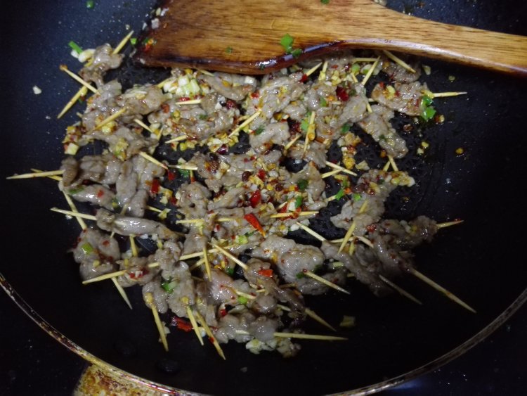 牙签牛肉步骤9
