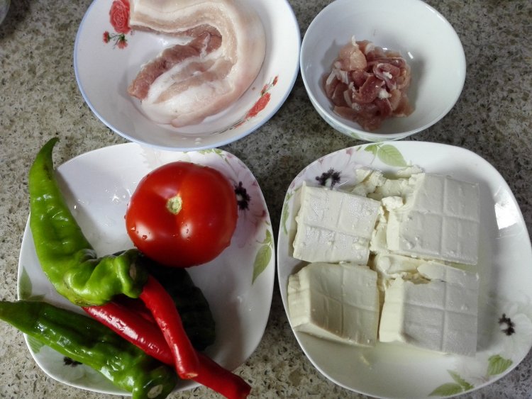 五花豆腐步骤1