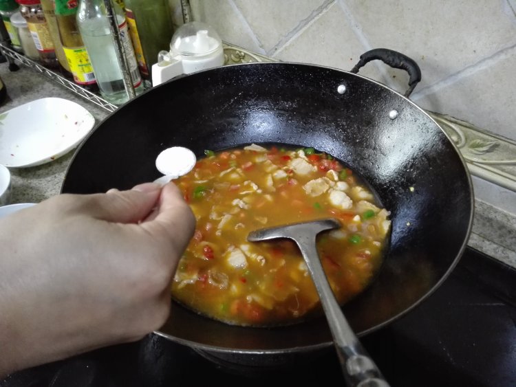 五花豆腐步骤9