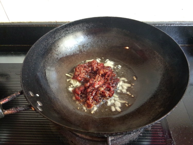 肉丝黑笋干盒子饼步骤4