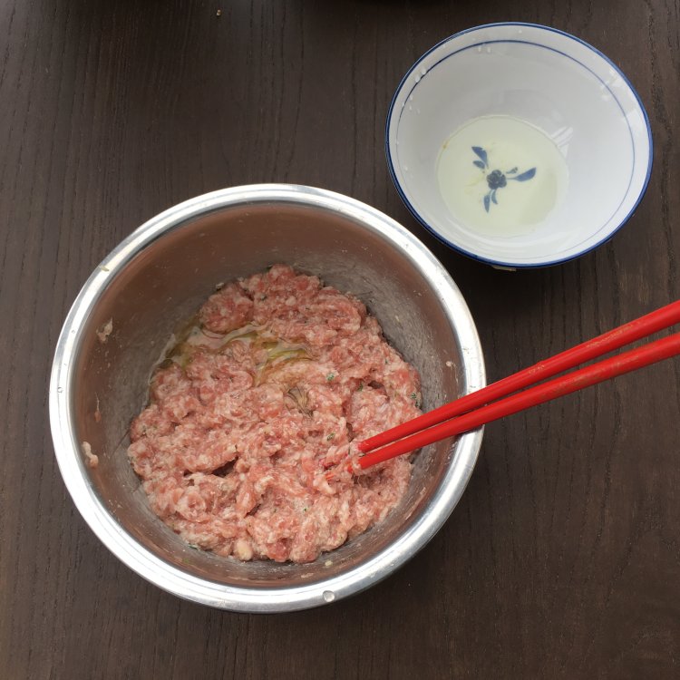 蚕豆瓣蒸肉末步骤5
