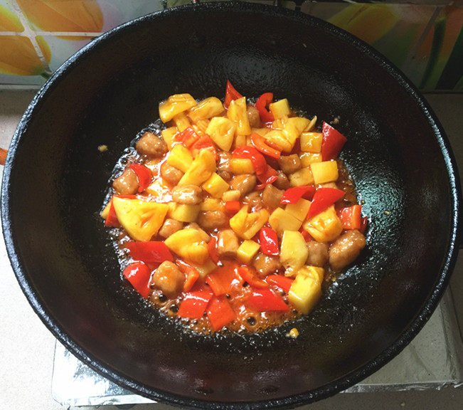 菠萝咕噜肉步骤13