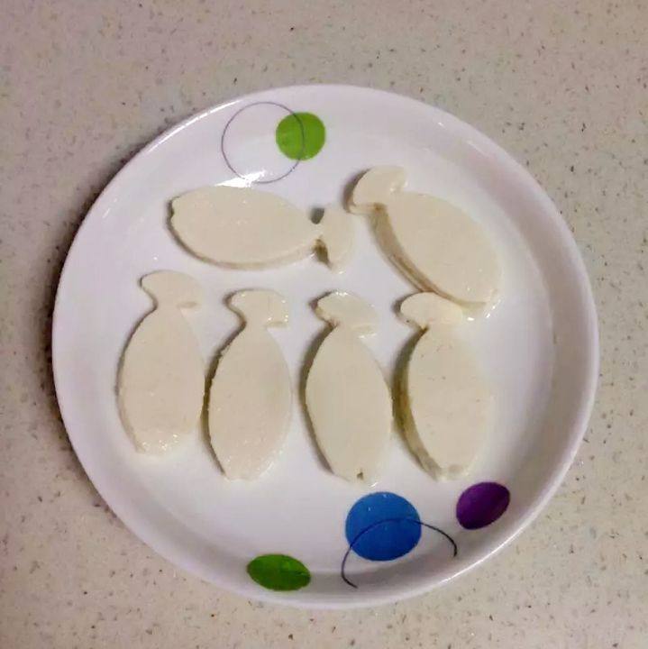 鱼型豆腐步骤2