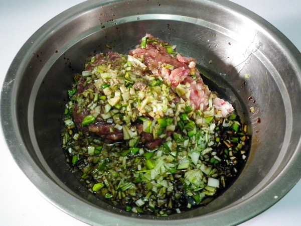 杏鲍菇大肉包步骤2