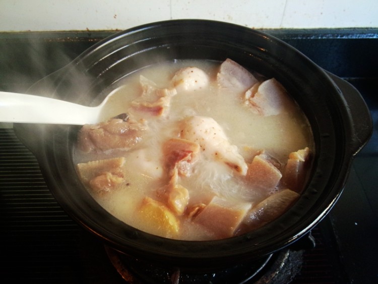 咸肉芋仔煲步骤9