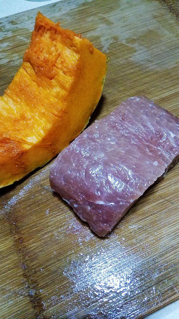 南瓜里脊肉步骤1
