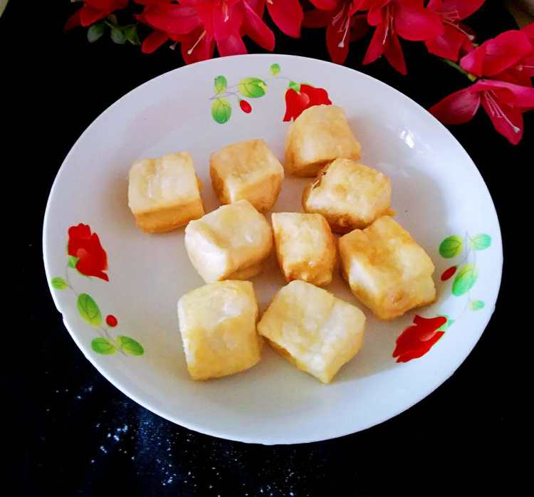 菠萝咕噜豆腐步骤6