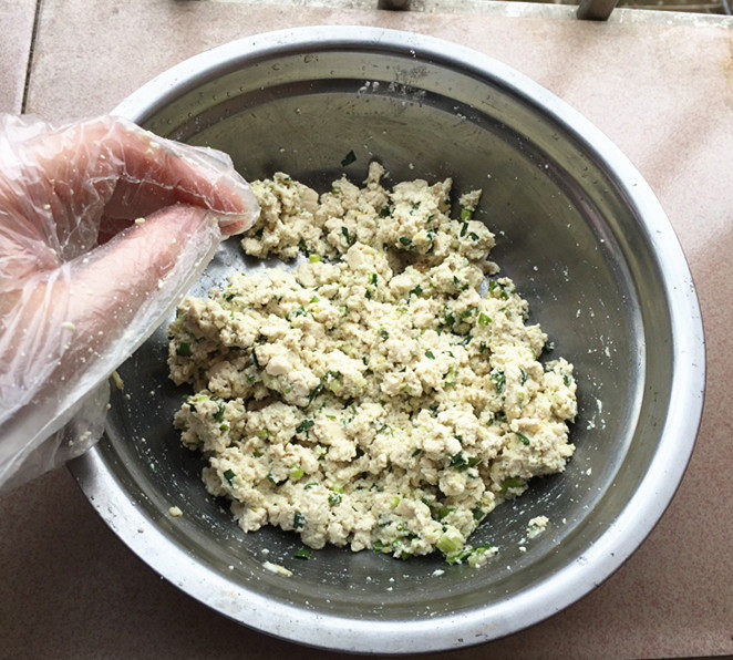 香炸豆腐肉丸子步骤8