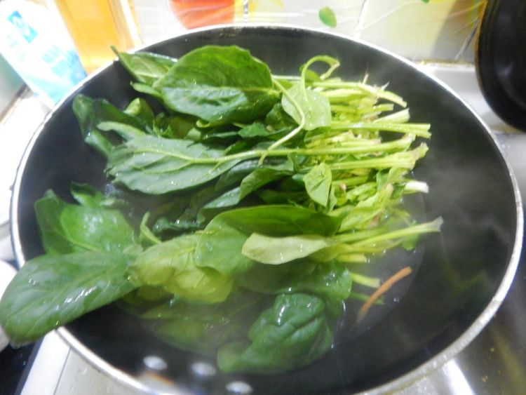 菠菜凉拌豆皮步骤4