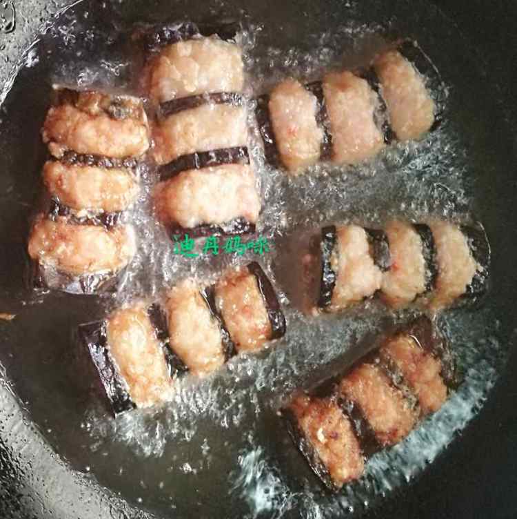 虾糜茄子酿步骤6